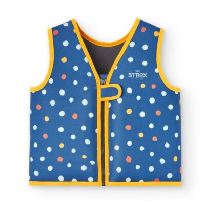 Chaleco Flotador Lunares Navy 19-30 Kg Talla M