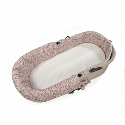 CUBRE CUCO DUAL + SÁBANA AJUSTABLE CUCO CHERRY FLORES