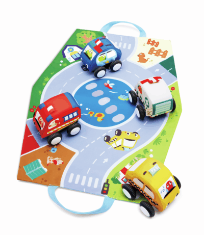 Set de Coches de Peluche Hape