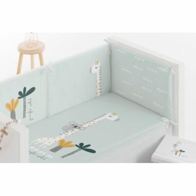 EDREDON+PROTECTOR CUNA 70X140 KOALA VERDE