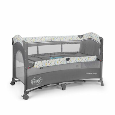 CUNA VIAJE COLECHO GRIS+CAMBIADOR M.S