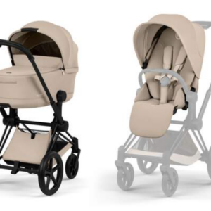 DUO PRIAM 2026 CYBEX - MATT BLACK/COZY BEIGE