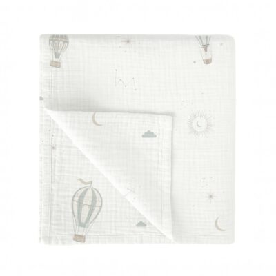 Muselina bambu 120×120 Blue Sky Bimbidreams