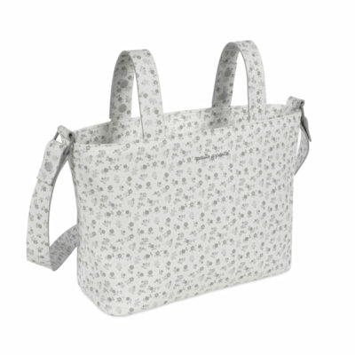 Bolsa Crossbody Little Bloom Flowers Grey Pasito a Pasito