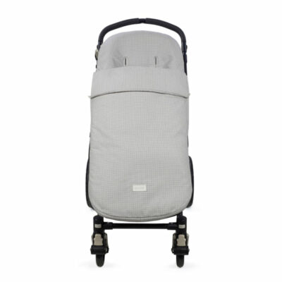 SACO SILLA ENTRETIEMPO LITTLE BLOOM VICHY GRIS TOG 2,5 PASITO A PASITO