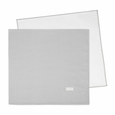 MUSELINA LITTLE BLOOM VICHY GRIS PASITO A PASITO